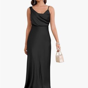 Amazon One Shoulder Black Dress